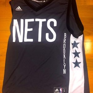 Brooklyn nets adidas jersey size L NTW